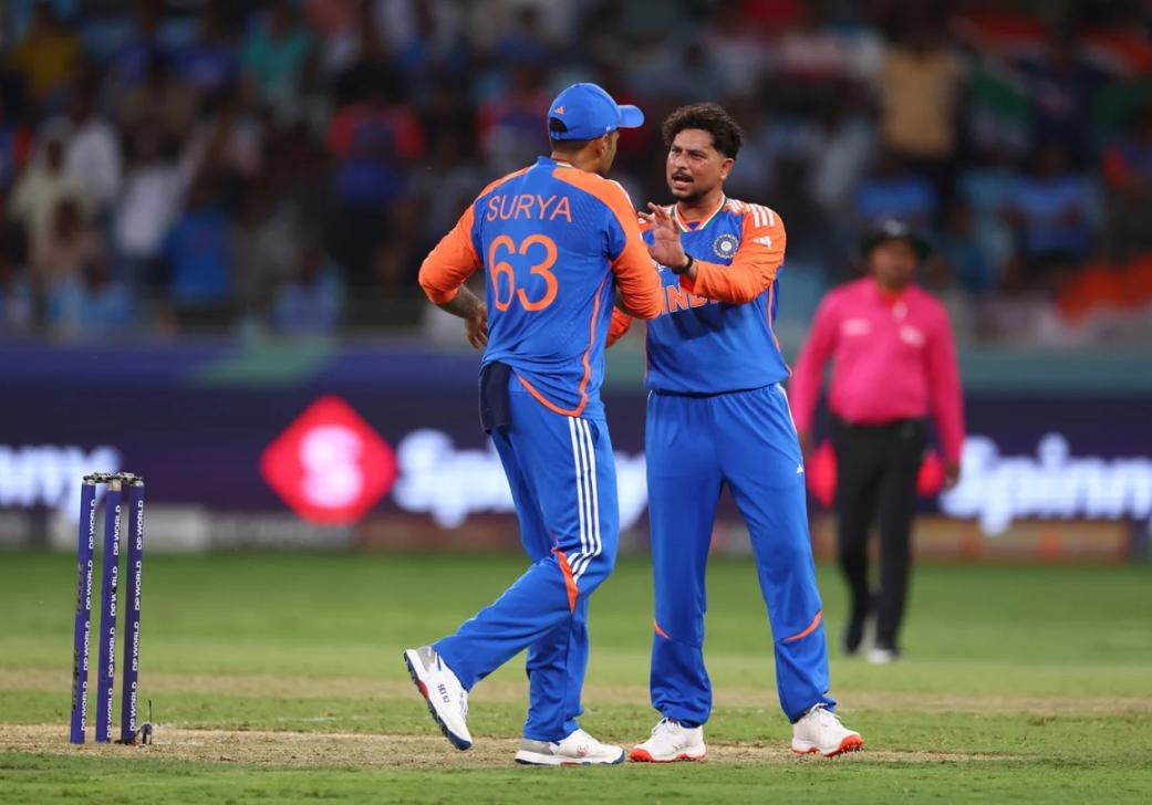 Asia Cup 2025: কুলদীপ-শিবম যুগলবন্দীতে নাজেহাল আমিরশাহী, ইনিংস থামলো মাত্র ৫৭ রানেই !! 2 Suryakumar Yadav and Kuldeep Yadav | Asia Cup | Image: Getty Images