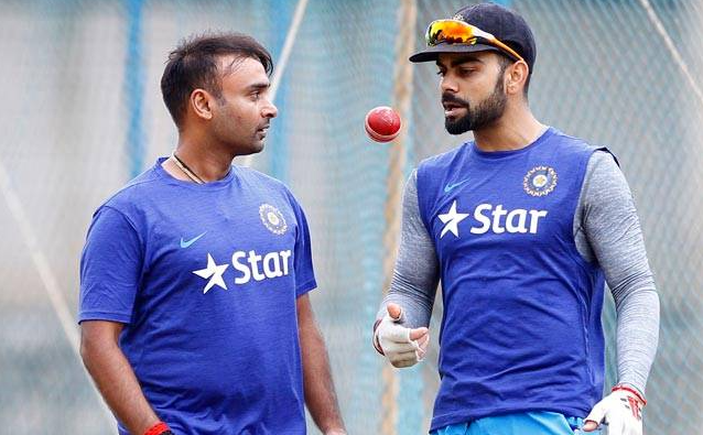 Virat Kohli and Amit Mishra | Image: Twitter