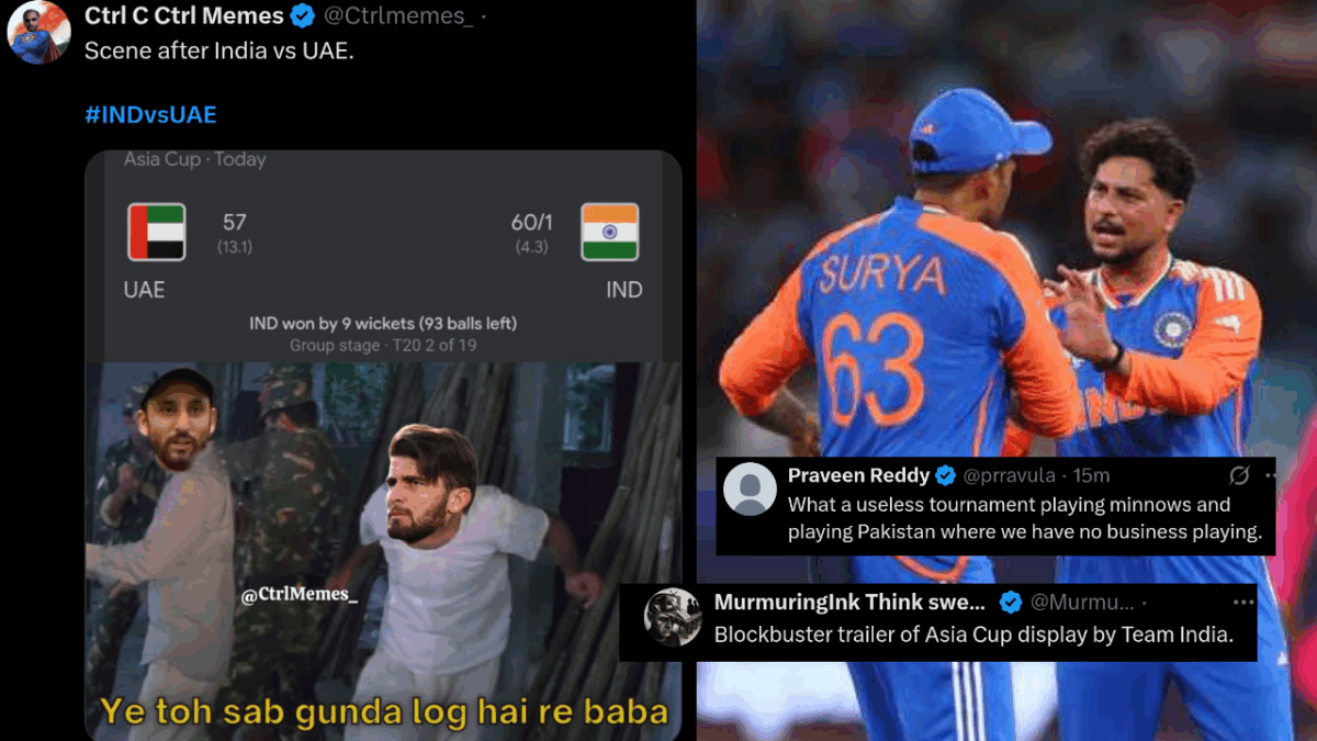 Asia Cup 2025, UAE vs IND: "শুরু হওয়ার আগেই শেষ..." অভিষেক-গিলের ঝড়ে উড়ে গেল UAE, টুইটারে ফ্যানদের ঝড় !! 1
