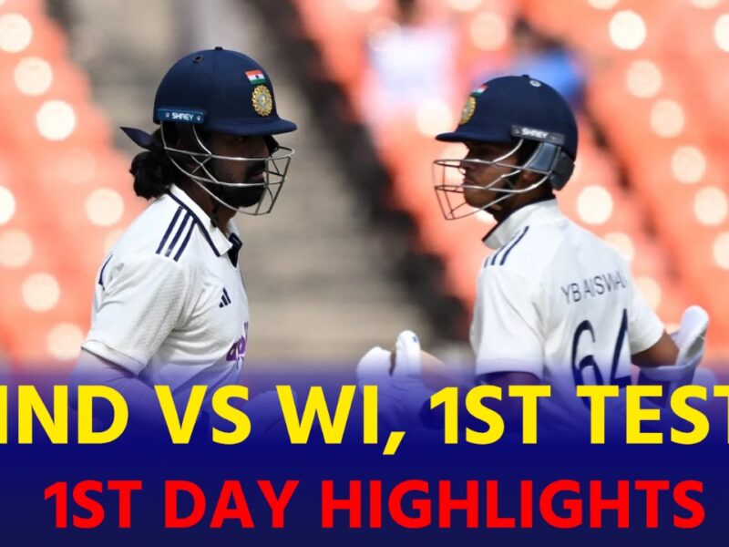 IND vs WI 1ST TEST 2025 DAY 1 HIGHLIGHTS: আহমেদাবাদে দুরন্ত শুরু, প্রথম দিনেই ম্যাচের নিয়ন্ত্রণে টিম ইন্ডিয়া !! 8