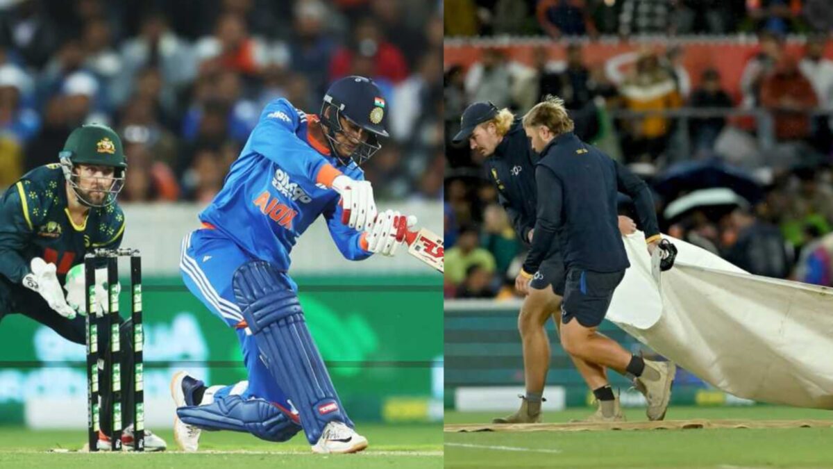 বৃষ্টির কারণে ভেস্তে গেল প্রথম টি-টোয়েন্টি ম্যাচ, ১০ ওভারও খেলতে পারল না ভারত-অস্ট্রেলিয়া !! 1 বৃষ্টির কারণে ভেস্তে গেল প্রথম টি-টোয়েন্টি ম্যাচ, ১০ ওভারও খেলতে পারল না ভারত-অস্ট্রেলিয়া !! 1