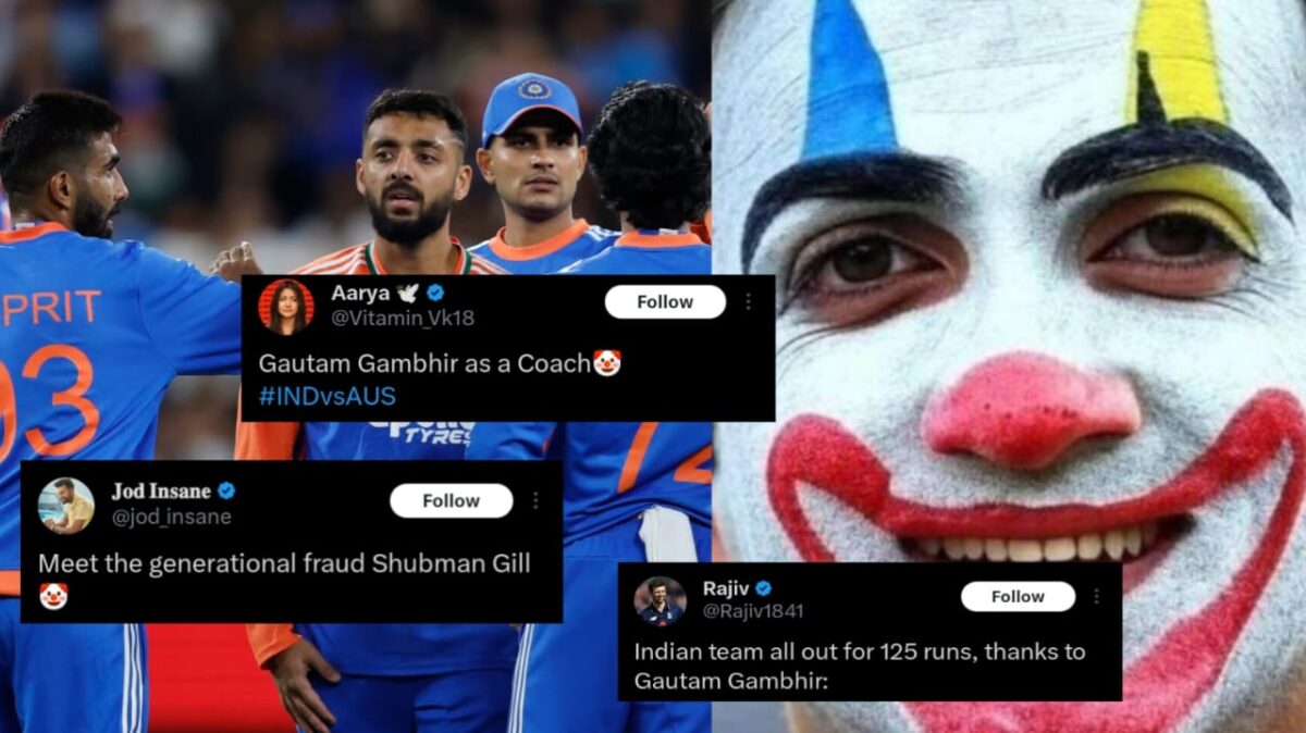 "ওয়ার্ল্ড ক্লাসদের দিয়ে জল বইয়ে হিজড়াদের দল খেলাচ্ছে..", অজিদের বিপক্ষে হারের পর তীব্র সমালোচনার মুখে গম্ভীর !! 1 "ওয়ার্ল্ড ক্লাসদের দিয়ে জল বইয়ে হিজড়াদের দল খেলাচ্ছে..", অজিদের বিপক্ষে হারের পর তীব্র সমালোচনার মুখে গম্ভীর !! 1