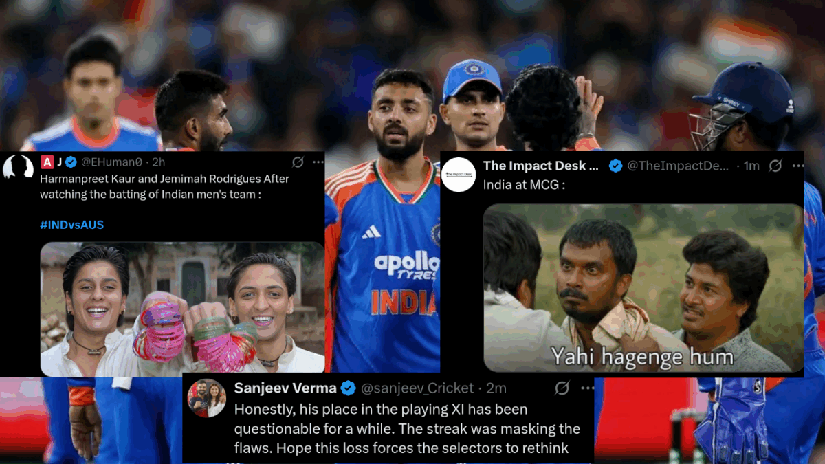 "চুরি পড়ে বসে থাকো..." অস্ট্রেলিয়ার কাছে দ্বিতীয় টি-টোয়েন্টিতে হারল ভারত, সমাজ মাধ্যমে চর্চা শুরু !! 1 "চুরি পড়ে বসে থাকো..." অস্ট্রেলিয়ার কাছে দ্বিতীয় টি-টোয়েন্টিতে হারল ভারত, সমাজ মাধ্যমে চর্চা শুরু !! 1