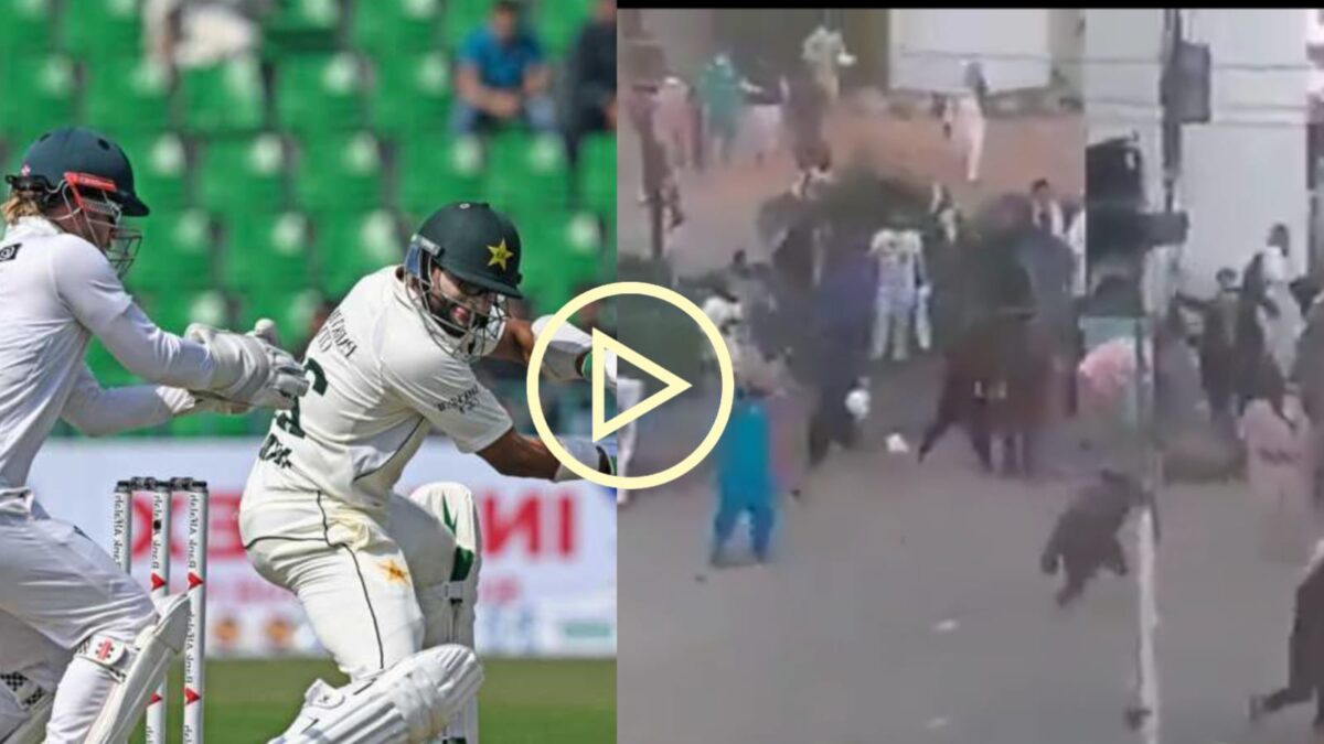 PAK vs SA টেস্ট ম্যাচ চলাকালীন গাদ্দাফি স্টেডিয়ামের বাইরে চরম বিশৃঙ্খলা, ভয়াবহ ভিডিও ভাইরাল !! 1