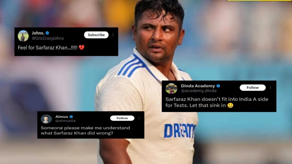 "গম্ভীরের রাজনীতির শিকার..", সরফরাজ ভারতীয় 'এ' দলে জায়গা না পাওয়ায় সমালোচনার ঝড় !! 1
