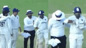 আউট হতেই মেজাজ হারালেন পৃথ্বী শ, চলতি ম্যাচেই মুশির খানের কলার ধরে টানতে শুরু করলেন !! 7