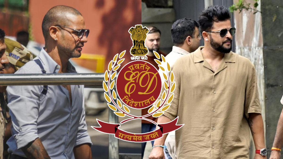 ED'র খপ্পরে সুরেশ রায়না-শিখর ধাওয়ান, বেটিং অ্যাপ কেলেঙ্কারি মামলায় বাজেয়াপ্ত হল ১১.১৪ কোটির সম্পত্তি !! 1