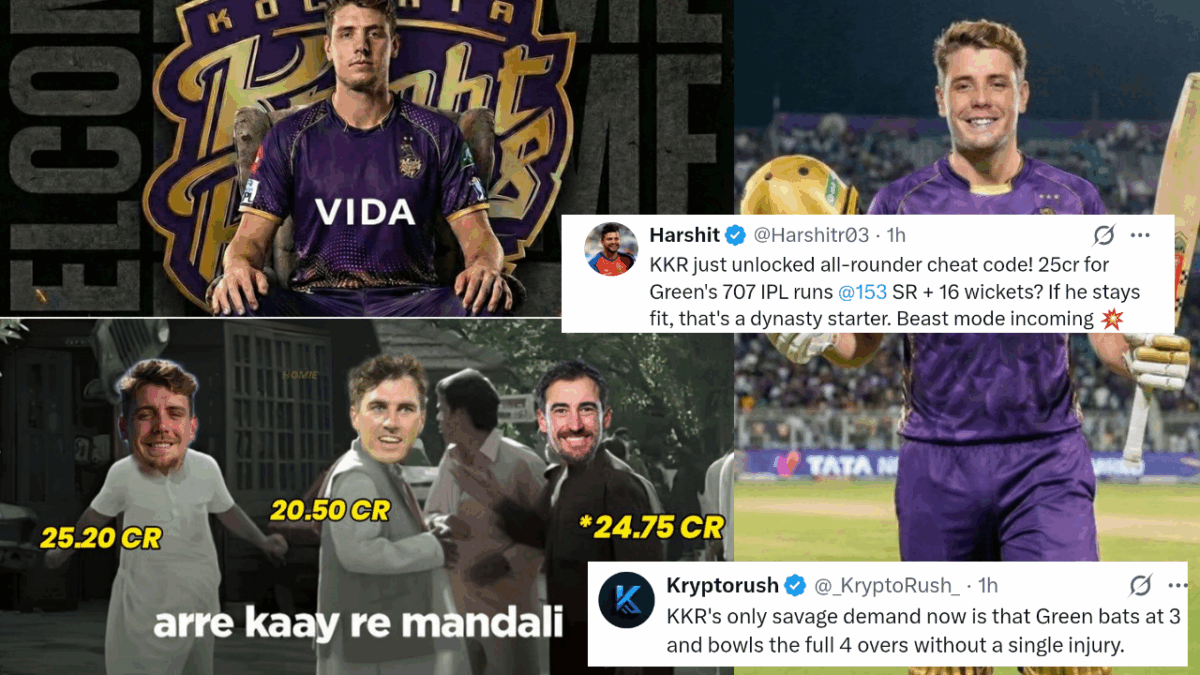 “ঘোড়া পাচ্ছে না ঘাস গাধা খাচ্ছে চ্যবনপ্রাশ..." কোটিতে KKR' এ শামিল ক্যামেরন গ্রীন, তোলপাড় সমাজ মাধ্যম !! 1