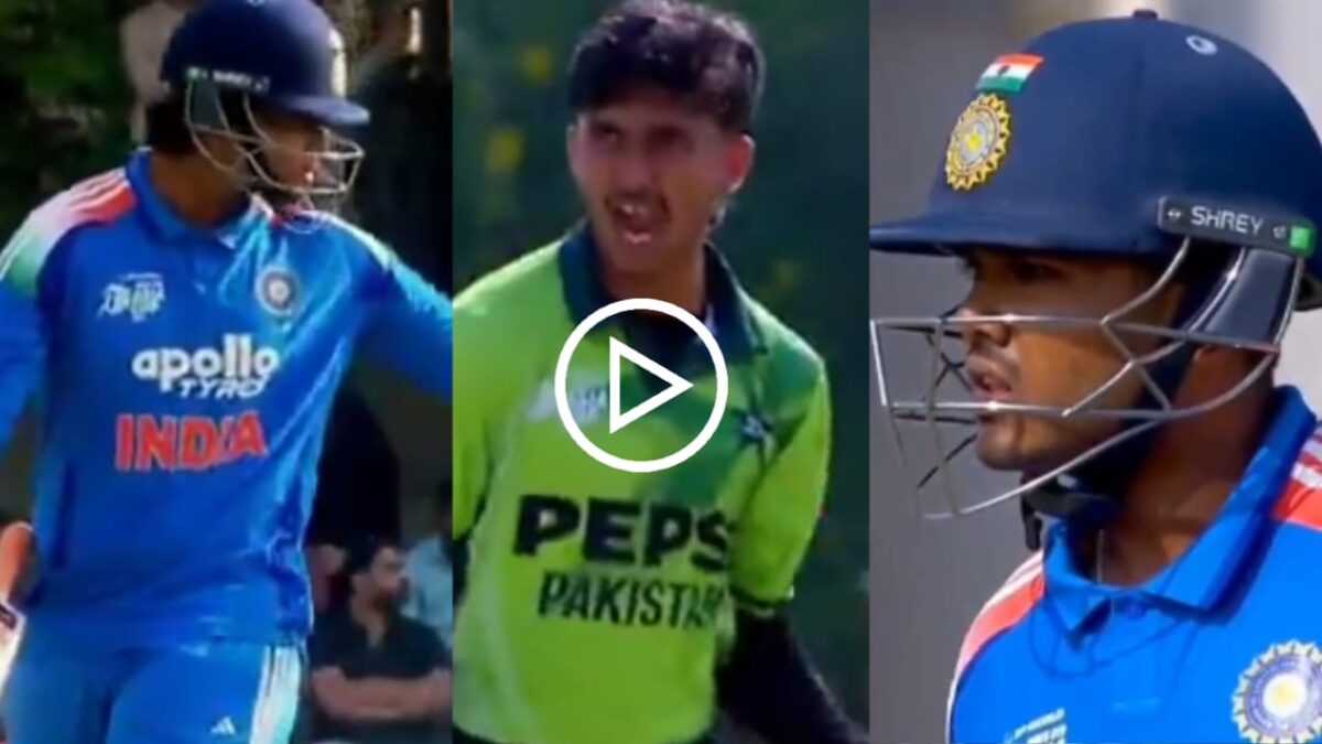 VIDEO: 'কী বলছিস BSDK#$@..', ভারত-পাক ম্যাচের উত্তেজনায় হাতাহাতিতে জড়ালেন বৈভব সূর্যবংশীরা !! 1