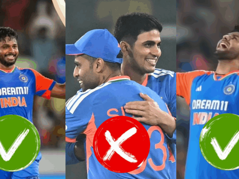 বাদ সূর্যকুমার-শুভমান, সঞ্জু-হার্ষিতকে এন্ট্রি দিয়ে টিম ইন্ডিয়ার তৃতীয় T20’এর একাদশ প্রকাশ !! 2