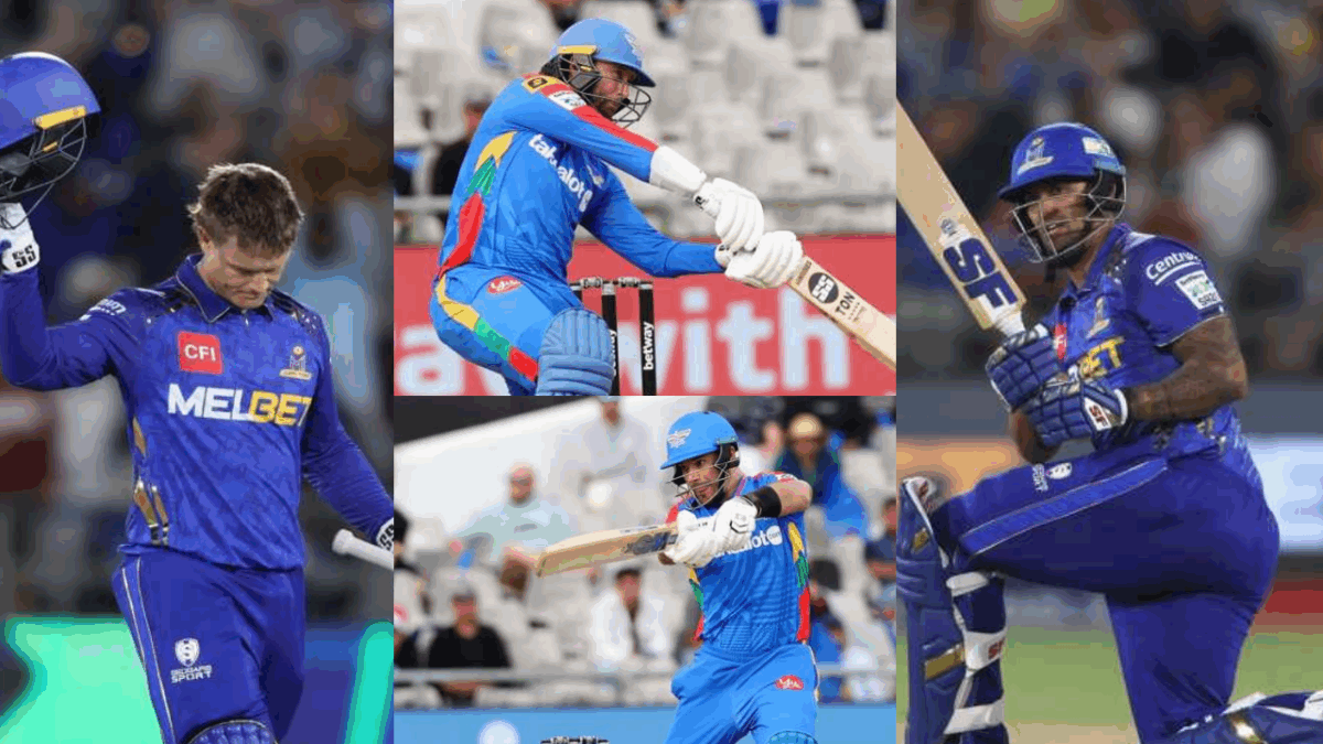 ৪,৪,৪,৪,৬,৬,৬... রানের পাহাড় SA20'তে, রিয়ান রিকেলটনের শতরান সত্ত্বেও হারলো এমআই !! 1