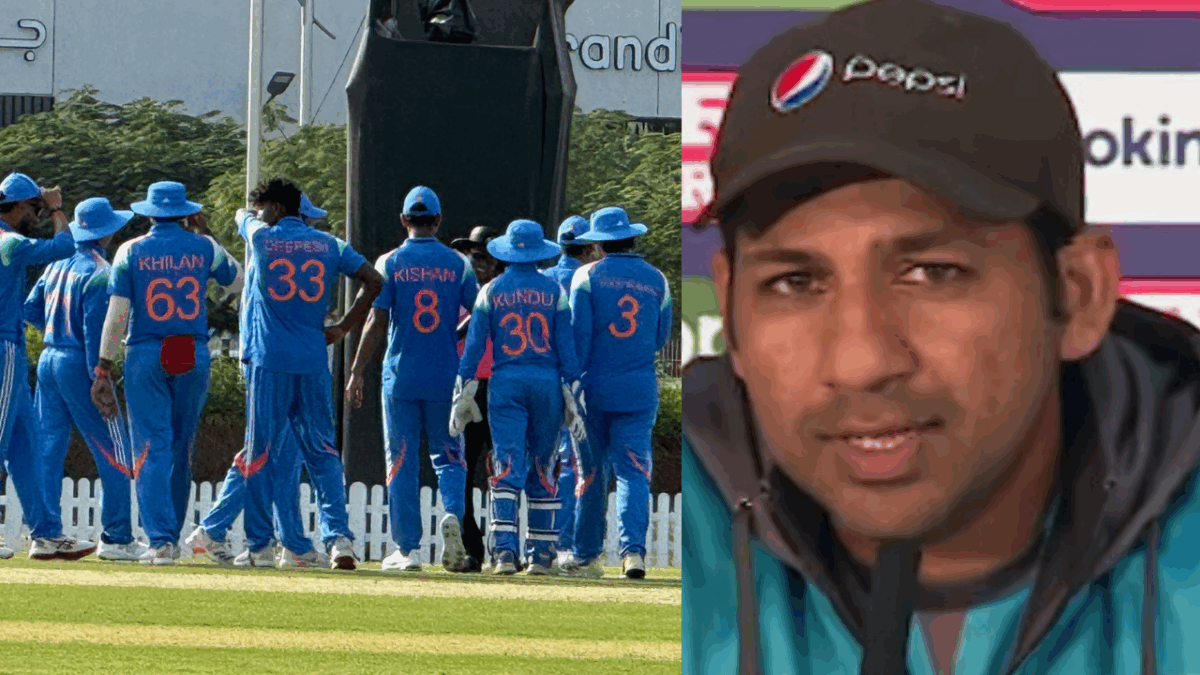 "কোনো সৌজন্যতা বোধ নেই..." এশিয়া কাপ জিতে ভারতীয় তরুণদের আচরণ নিয়ে বিস্ফোরক সরফরাজ !! 1