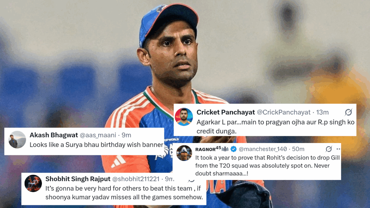 "কোটায় সুযোগ পেয়েছে..." বিশ্বকাপের দলে 'ফ্লপ' সূর্যকুমারকে ক্যাপ্টেন করায় গম্ভীর-BCCI কে একহাত নিলেন ভক্তরা !! 1