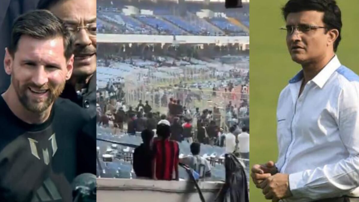 সৌরভ গাঙ্গুলীর দিকে উড়ে এল খালি বোতল, যুবভারতীতে একটুর জন্য বাঁচলেন মহারাজ !! 1