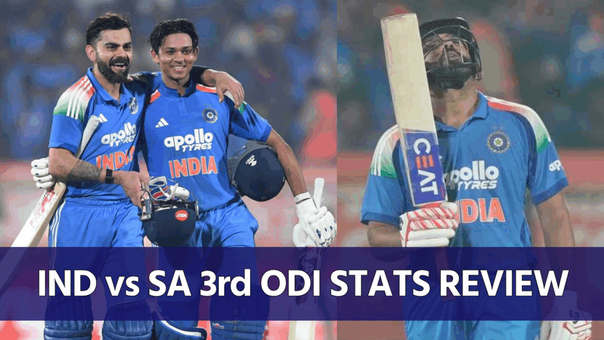 IND vs SA 3rd ODI STATS REVIEW: তৃতীয় ওডিআইয়ে ভারতের দাপট, রোহিত–জয়সওয়াল–কোহলির ব্যাটে ভাঙলো ১৩ রেকর্ড !! 1