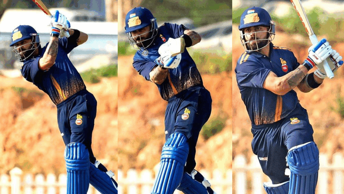 ৪,৪,৪,৪,৬,৬,৬... বিজয় হাজারেতে গর্জে উঠলো বিরাট কোহলির ব্যাট, ৬১ বলে খেললেন ৭৭ রানের ইনিংস !! 1