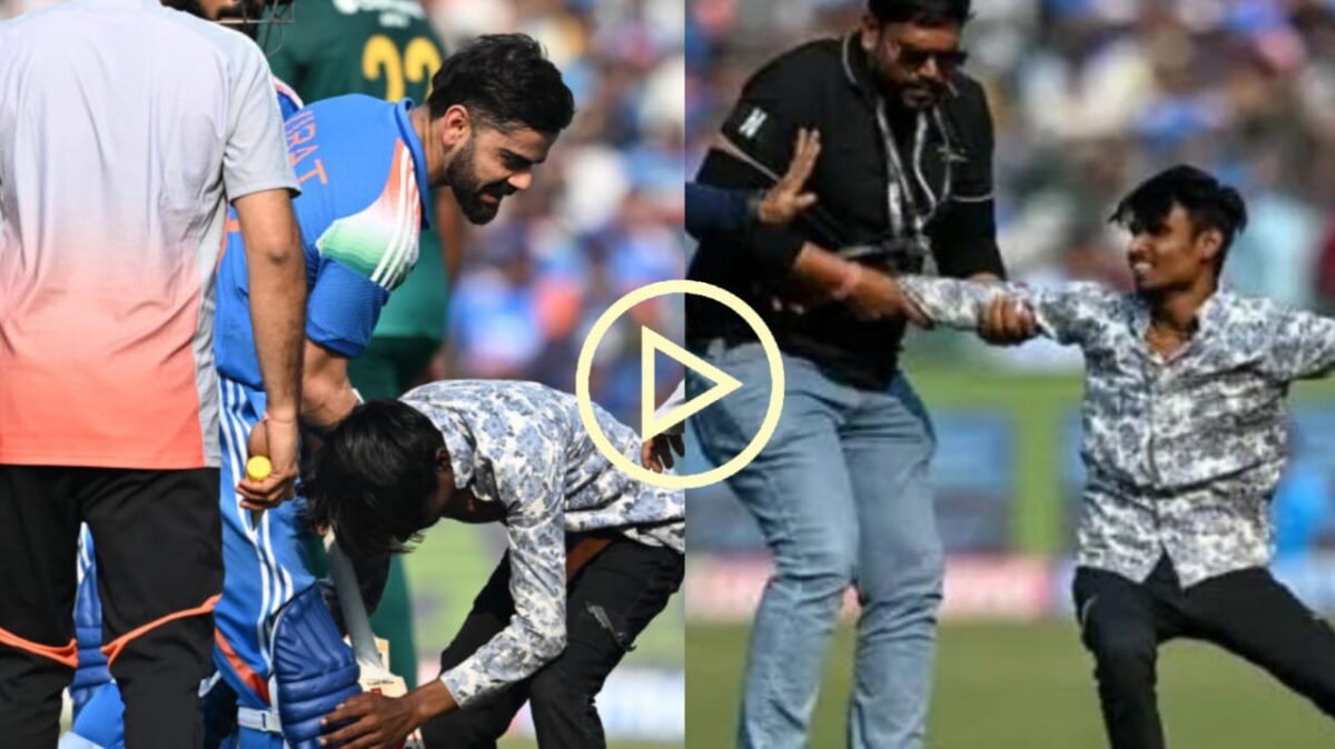 ভক্তের ভগবান বিরাট, রায়পুরেও কোহলির পা ছুঁয়ে আশির্বাদ নিলেন এক যুবক !! 1