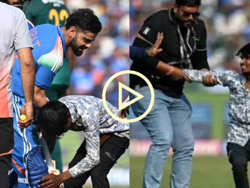 ভক্তের ভগবান বিরাট, রায়পুরেও কোহলির পা ছুঁয়ে আশির্বাদ নিলেন এক যুবক !! 16