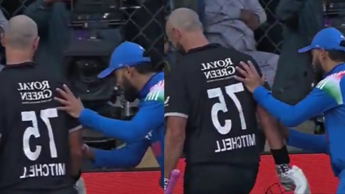 ড্যারিল মিচেলকে ঘাড় ধাক্কা দিয়ে বিতর্কে বিরাট কোহলি, ভিডিও ভাইরাল সোশ্যাল মিডিয়ায় !! 1