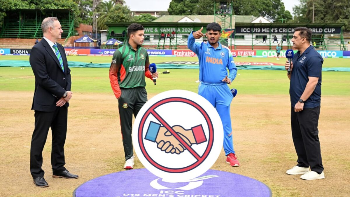 বাংলাদেশের সঙ্গে হাত মেলালেন না আয়ুশ মাহাত্রে, অনূর্ধ্ব ১৯ বিশ্বকাপে চর্চায় হ্যান্ডশেক বিতর্ক !! 1