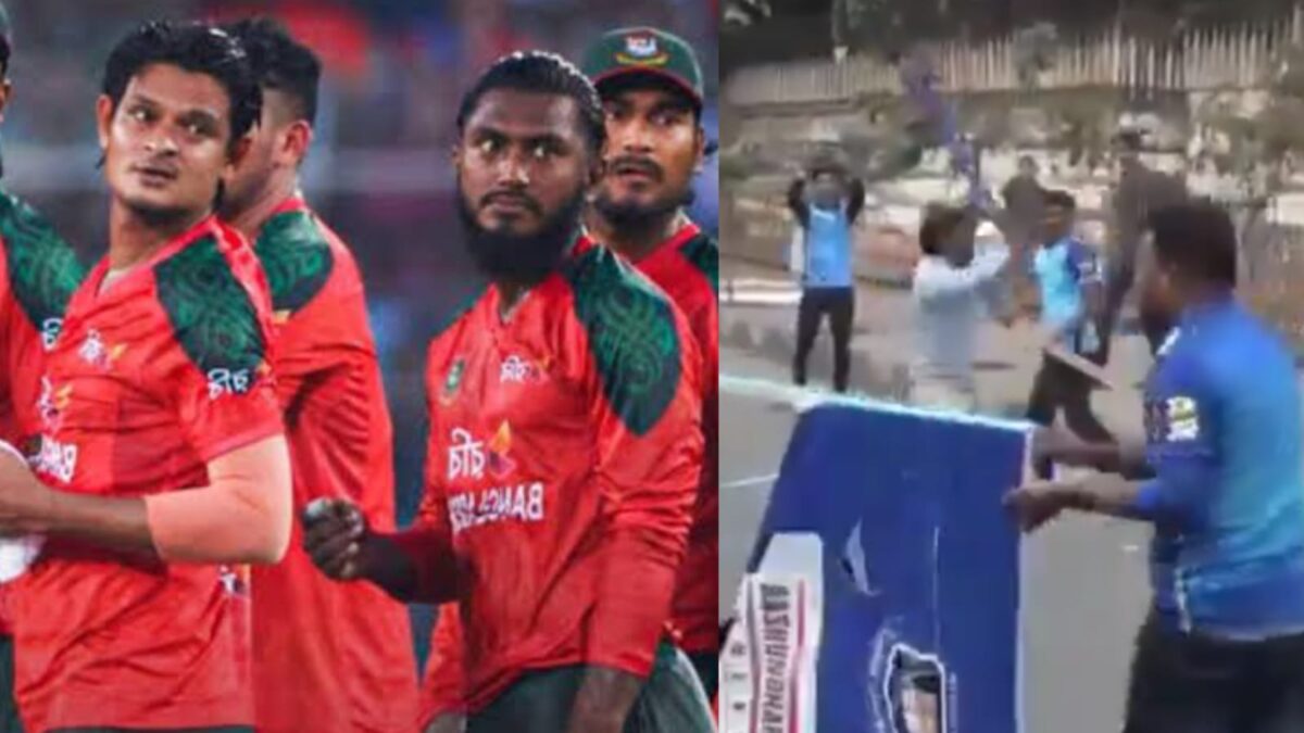 ভক্তদের ভাঙচুরে রণক্ষেত্র মিরপুর স্টেডিয়াম, BCCI'এর বিরোধিতার পর জ্বলছে বাংলাদেশ ক্রিকেট !! 1