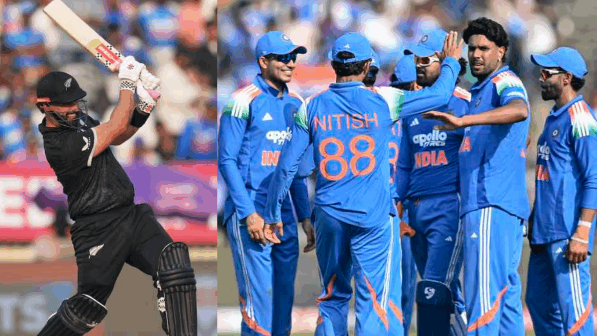 IND vs NZ: মিচেলের ব্যাটে আগুন, কনওয়ে-নিকোলসের ভিত, ভারতের সামনে ৩০০ রানের চ্যালেঞ্জ কিউইদের !! 1