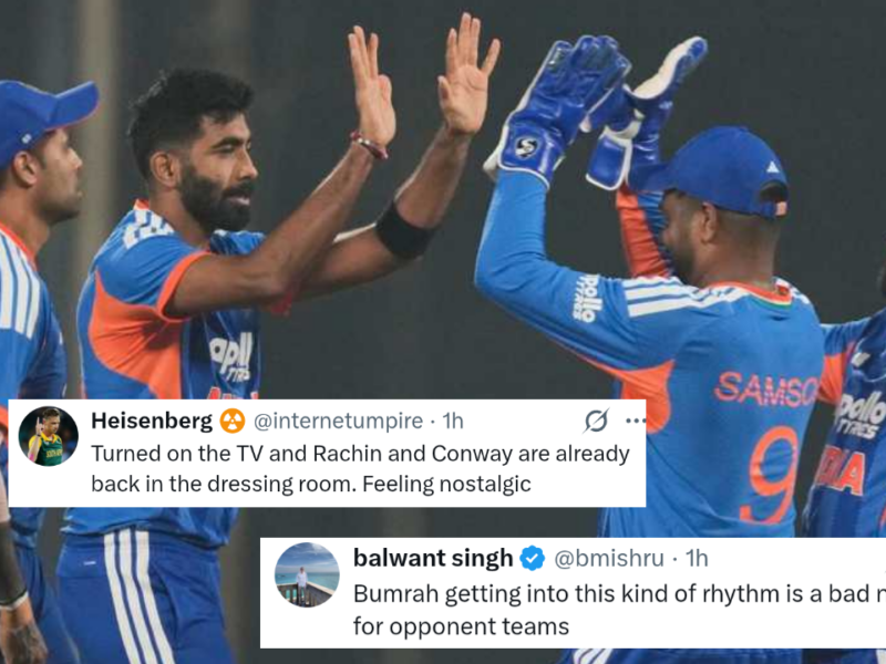 "জাত ছিনিয়ে ছাড়লো..." ভারতের সামনে ১৫৫ রানে শেষ হলো কিউইদের ব্যাটিং, সমাজ মাধ্যমে চর্চা শুরু !! 18