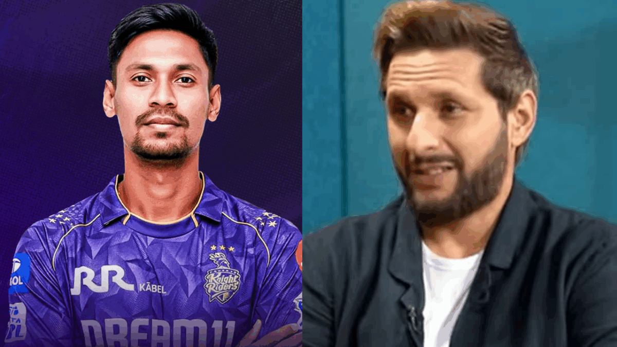 "বিশ্বকে শাসন করতে চায়..." মুস্তাফিজুর রহমানের প্রসঙ্গে মুখ খুললেন শহীদ আফ্রিদি, করলেন এই মন্তব্য !! 1