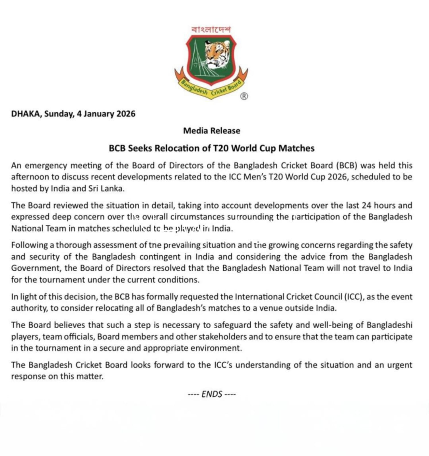 টি২০ বিশ্বকাপের জন্য ভারতে আসছে না টাইগাররা, মুস্তাফিজুরের ঘটনায় অপমানিত বাংলাদেশ বোর্ড !! 2