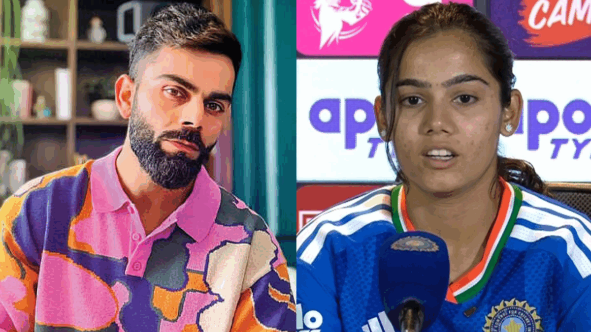 "দেখলেই অনেক কিছু..." বিরাট কোহলির উপর ফিদা বৈষ্ণবী শর্মা, করলেন এই মন্তব্য !! 1