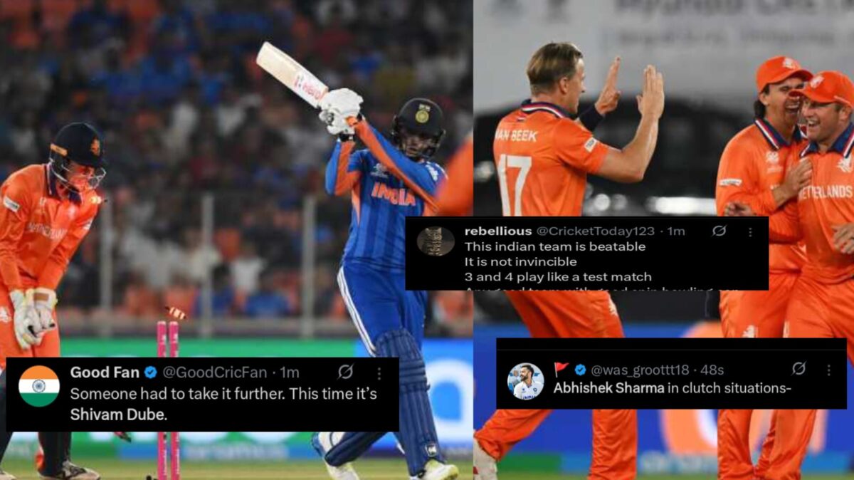 "সেমিফাইনালের স্বপ্ন শেষ..", নেদারল্যান্ডস বিপক্ষে ২০০ রান করতে না পারায় সমালোচনার মুখে ভারত !! 1