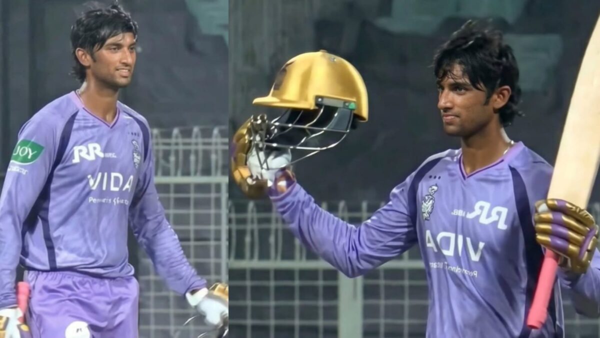 ৬,৬,৬,৬,৬.. IPL'এর আগেই ব্যাট হাতে সেঞ্চুরি অঙ্গকৃষ রঘুবংশী‌‌র, ব্যাটিং তান্ডবে চমক KKR তারকার !! !! 1