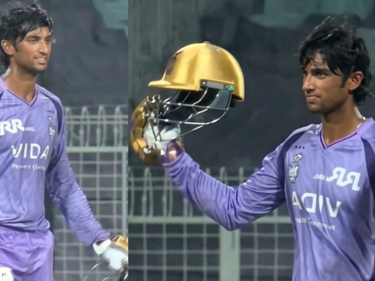 ৬,৬,৬,৬,৬.. IPL'এর আগেই ব্যাট হাতে সেঞ্চুরি অঙ্গকৃষ রঘুবংশী‌‌র, ব্যাটিং তান্ডবে চমক KKR তারকার !! !! 3