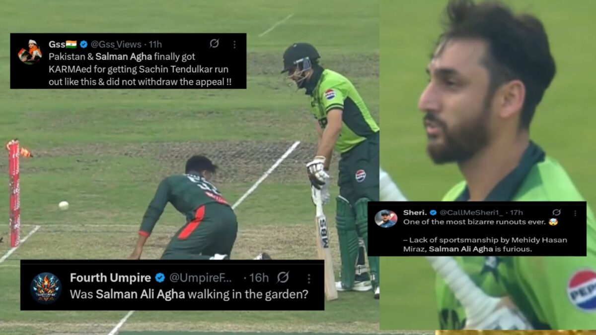 "ভ্রাতৃত্ব পিছনে ঢুকে#@.."‌ বাংলাদেশ-পাকিস্তান ম্যাচে সালমানের হাস্যকর আউট নিয়ে চলল খিল্লি !! 1