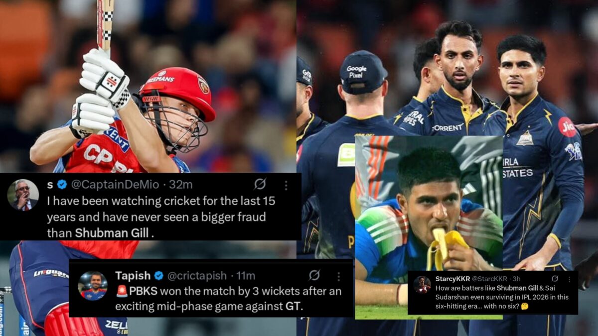 "গাঁ*জা খেয়ে দল বানিয়েছে....", পাঞ্জাবের বিরুদ্ধে হারতেই ট্রোলের শিকার গিলের গুজরাট, ভক্তরা নিলেন একহাত !! 1