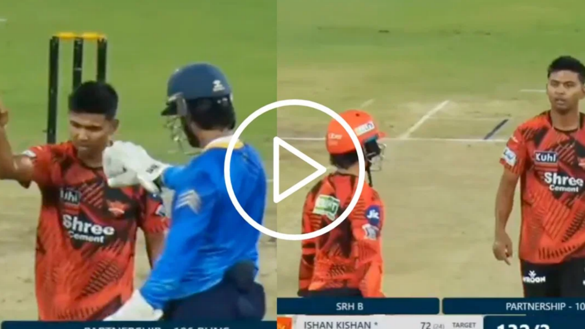 ঈশানকে আউট করেই আগুন ঝরালেন জিশান! অনুশীলন ম্যাচেই তর্ক-বিতর্ক 1