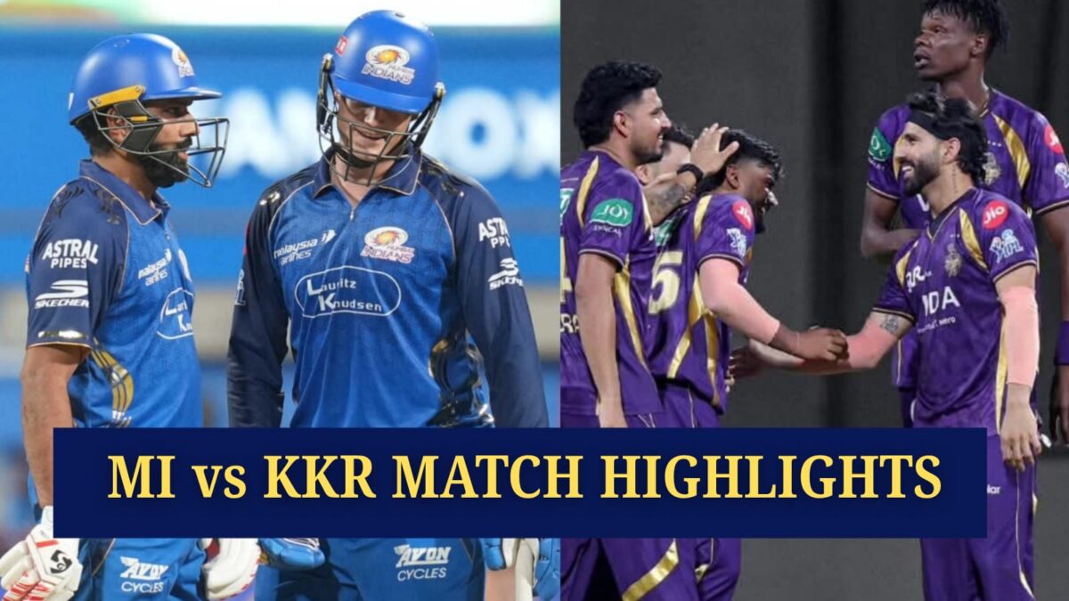 MI vs KKR MATCH HIGHLIGHTS: ব্যর্থ রাহানের লড়াই, রোহিত-রিকেলটনের বিধ্বংসী ব্যাটিং'এ বিশাল জয় মুম্বাইয়ের !! 1