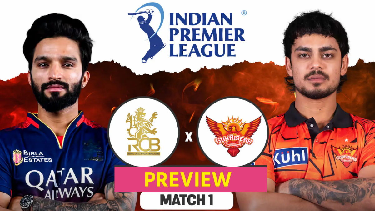 IPL 2026 MATCH 1 PREVIEW: SRH'এর ব্যাটিং পাওয়ার হাউসের সামনে ব্লুপ্রিন্ট তৈরি RCB'এর, এক ক্লিকে দেখে দিন ম্যাচের সমস্ত তথ্য !! 1
