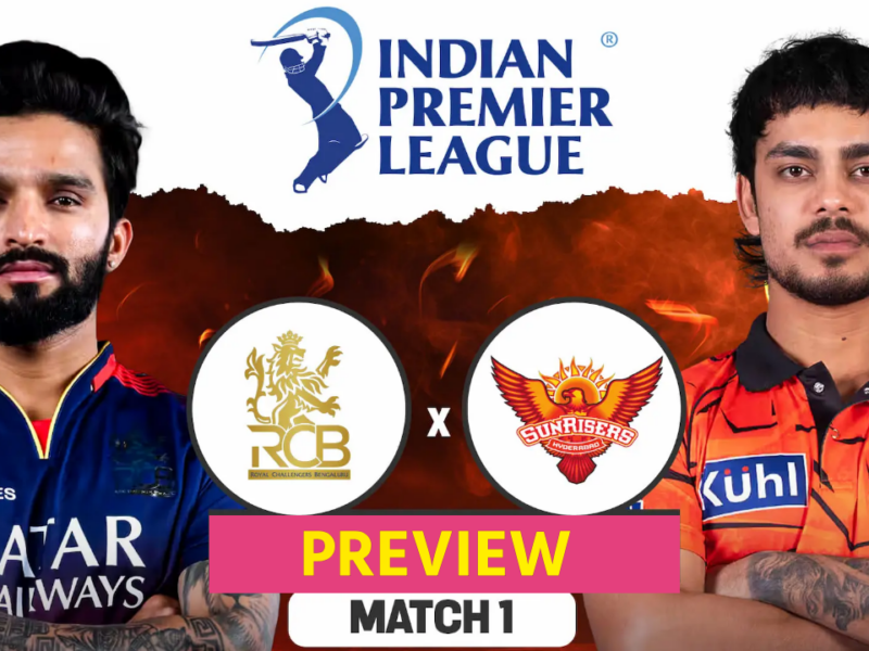 IPL 2026 MATCH 1 PREVIEW: SRH'এর ব্যাটিং পাওয়ার হাউসের সামনে ব্লুপ্রিন্ট তৈরি RCB'এর, এক ক্লিকে দেখে দিন ম্যাচের সমস্ত তথ্য !! 16