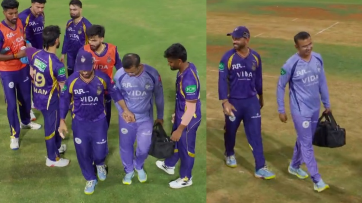 মুম্বইয়ের বিরুদ্ধে গুরুতর চোট পেয়ে মাঠ ছাড়লেন ক্যাপ্টেন রাহানে, চিন্তা নাইট শিবিরে !! 1