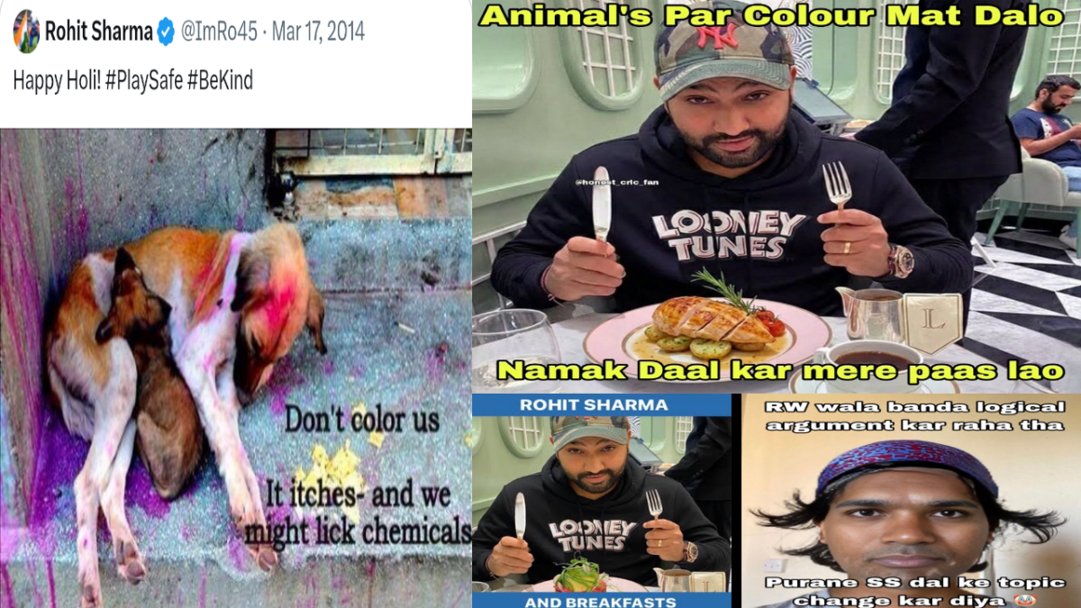 "বেশি জ্ঞান দিতে যাবেন না...", হোলির শুভেচ্ছা জানাতেই বিতর্কে রোহিত শর্মা, সমাজ মাধ্যমে হলেন ট্রোল !! 1