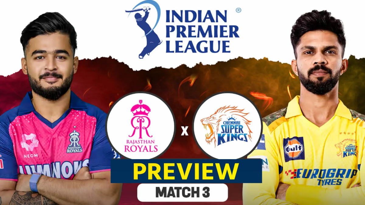 RR vs CSK IPL 2026 MATCH 03 PREVIEW: ধোনির অনুপস্থিতিতে বাড়তি দায়িত্ব সঞ্জু স্যামসনের, পাল্টা জবাব দিতে মোরিয়া জাদেজা-বৈভবরা !! 1