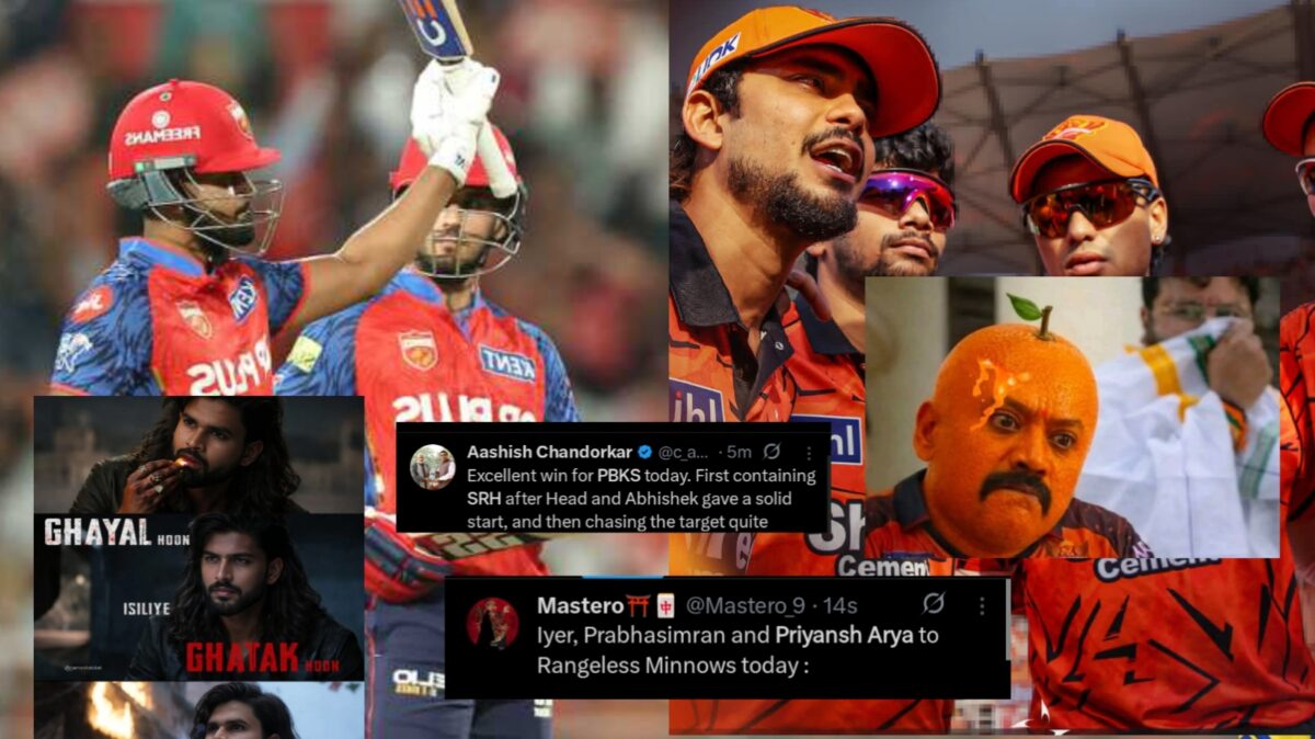 "মুখে তালা ঝুলিয়ে দিয়েছে..", প্রিয়াংশ-শ্রেয়সের দুরন্ত ইনিংসে SRH'এর হার, সোশ্যাল মিডিয়ায় কটাক্ষ ভক্তদের !! 1