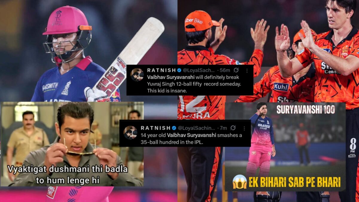 "ছোটো পটাকায় বাজার গরম..", বৈভবের সেঞ্চুরিতে ছারখার SRH, বিশাল লক্ষ্যমাত্রা দিয়ে চর্চায় রাজস্থান !! 1