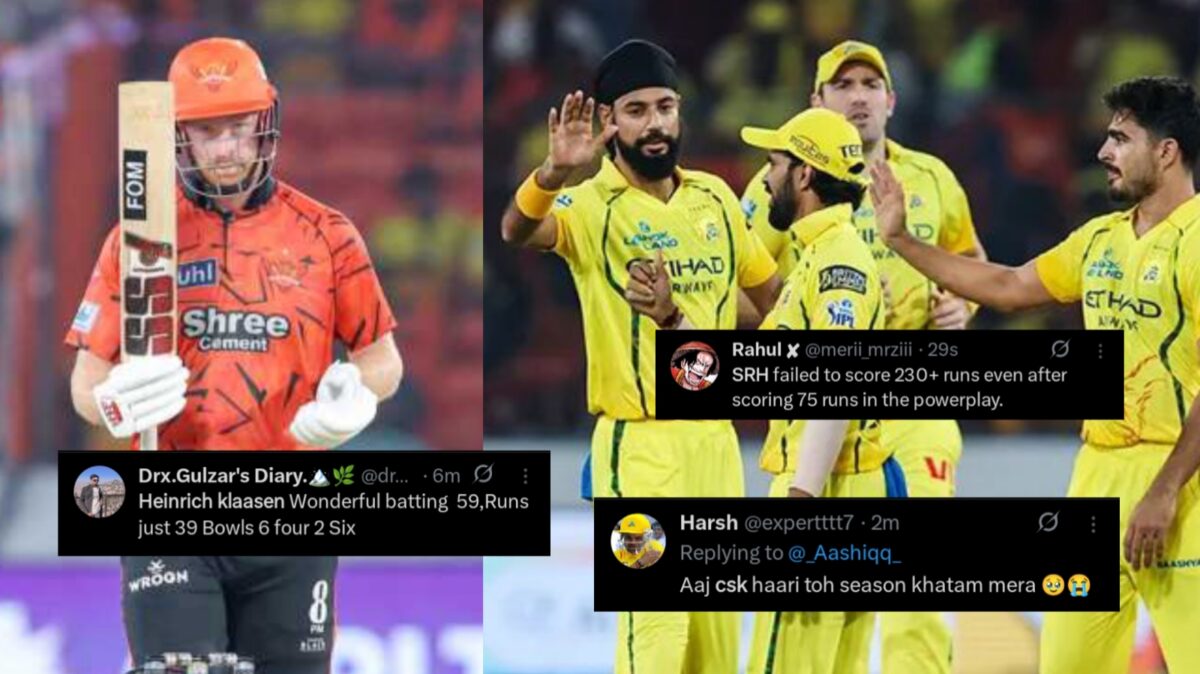 "আদার মতো ছেঁচে দিয়েছে...", ক্লাসেনের ব্যাটিং'এ বিশাল লক্ষ্যমাত্রা হায়দ্রাবাদের, CSK'কে নিয়ে ক্লাস নেটিজেনদের !! 1