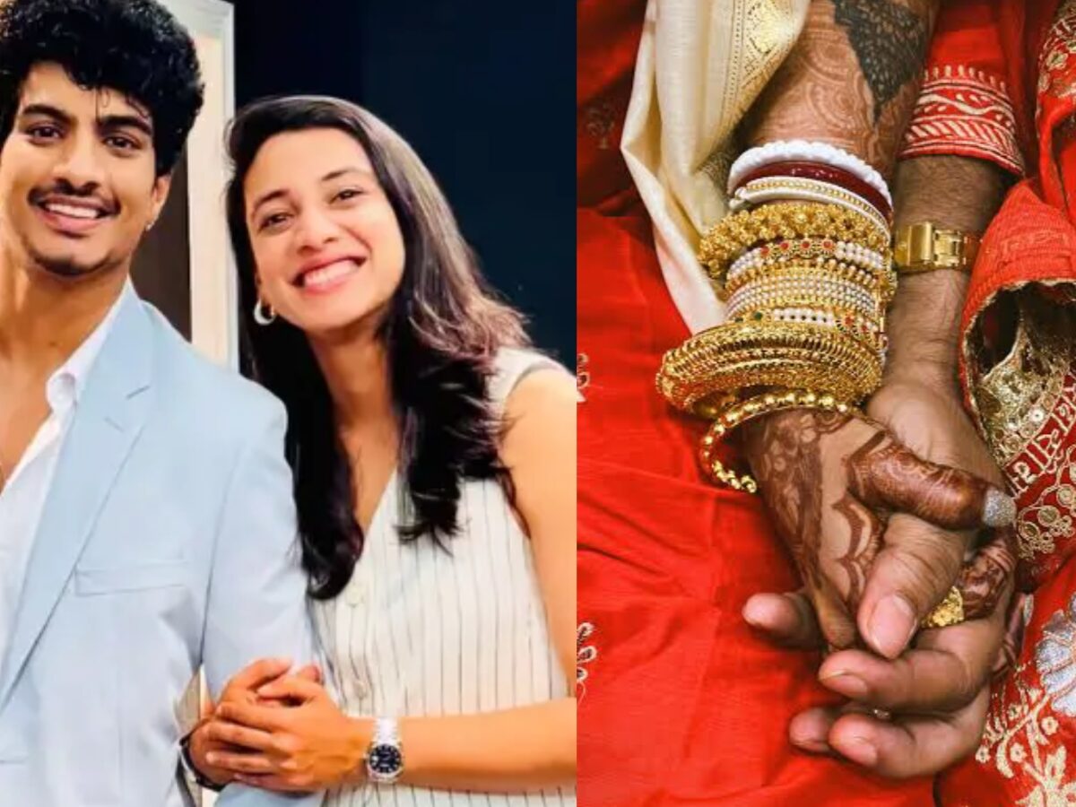 সবকিছু ভুলে আবার সেই প্রতারকের গলায় মালা দিচ্ছেন স্মৃতি মান্ধানা, দুই পরিবারের ভিডিও ভাইরাল !! 12