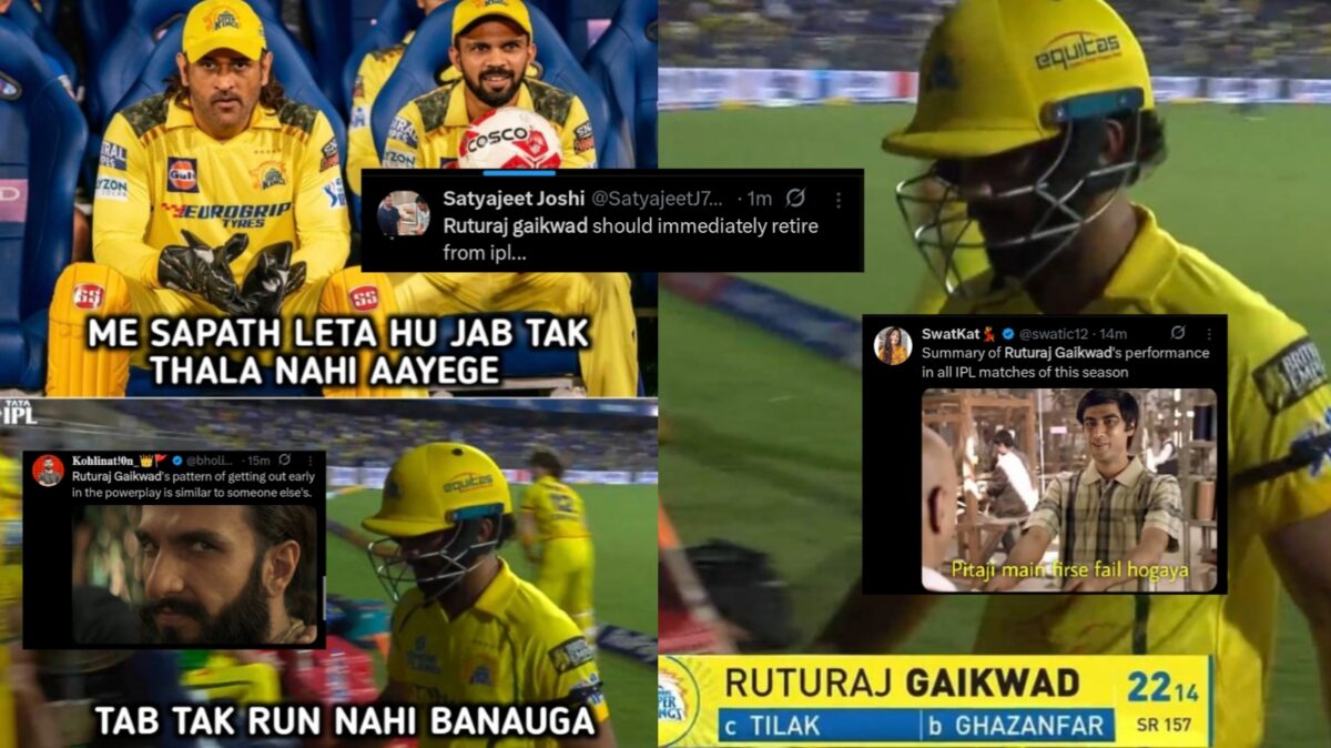 "লাথি মেরে ঘরে পাঠাও..", মুম্বাইয়ের বিপক্ষে আজ‌ও ব্যর্থ রুতুরাজ, সোশ্যাল মিডিয়ায় কঠিন ক্লাস ভক্তদের !! 1