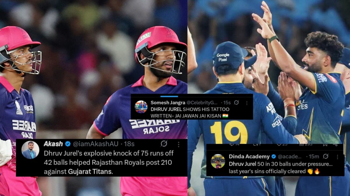 "উফ্ কাঁদিয়ে ছেড়ে দিয়েছে..", যশস্বী-জুরেলের দুরন্ত লড়াই, গুজরাটের বিপক্ষে বিশাল লক্ষ্যমাত্রা দিল রাজস্থান !! 1