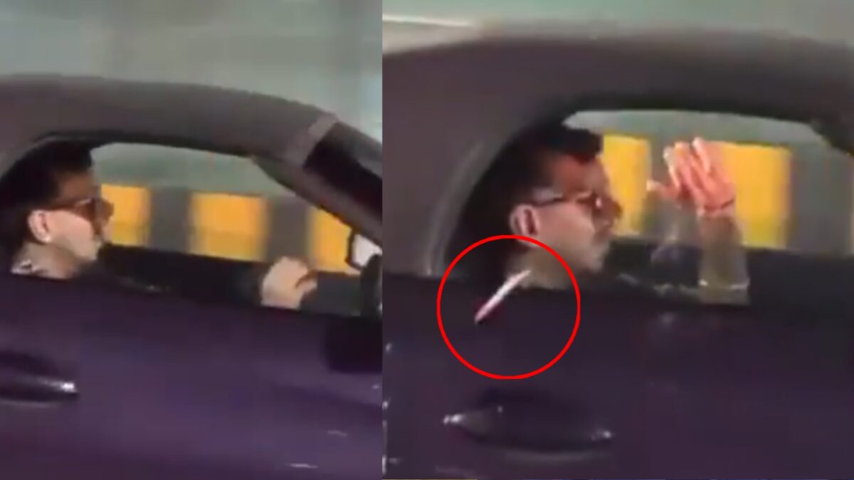 চলন্ত গাড়ি থেকে জ্বলন্ত সিগারেট ছুঁড়ে দিচ্ছেন চাহাল, তার অভদ্রতার ভিডিও চর্চায় !! 1