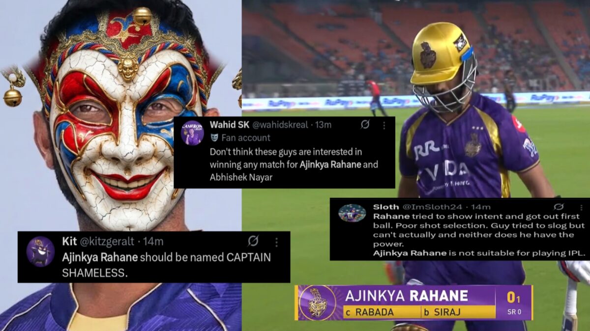 "মান-সম্মানে গোবর মাখাচ্ছে..", গুজরাটের বিপক্ষেও সম্পূর্ণ ব্যর্থ রাহানে, সোশ্যাল মিডিয়ায় সমালোচনার ঝড় !! 1